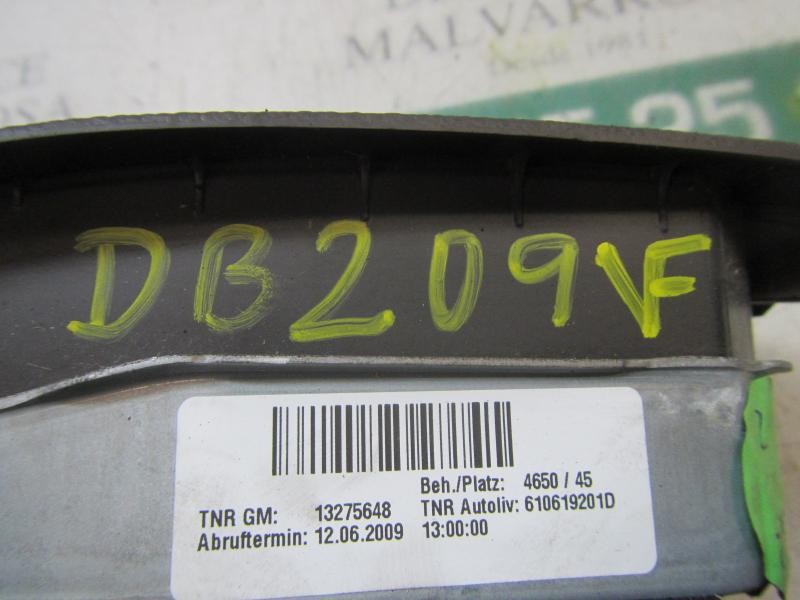 Recambio de airbag delantero izquierdo para opel insignia berlina edition referencia OEM IAM 13275648 13275648 610619201