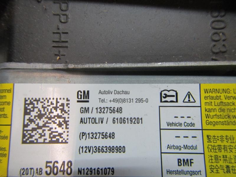 Recambio de airbag delantero izquierdo para opel insignia berlina edition referencia OEM IAM 13275648 13275648 610619201