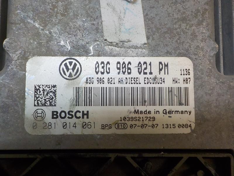 Recambio de centralita motor uce para volkswagen golf v berlina (1k1) 1.9 tdi referencia OEM IAM   