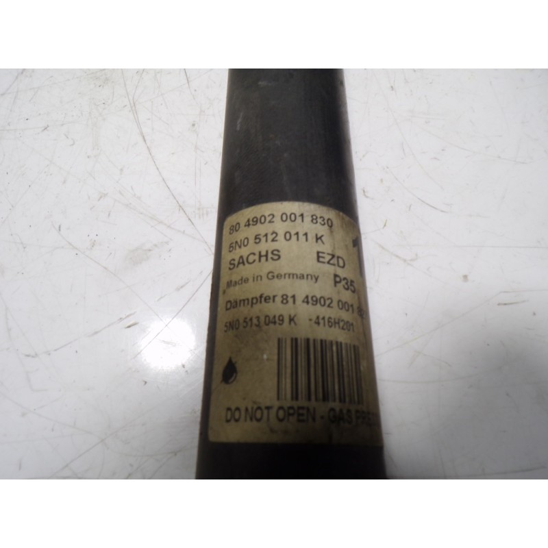 Recambio de amortiguador trasero derecho para volkswagen tiguan (5n1) 2.0 tdi referencia OEM IAM 5N0513049K 5N0512011K 