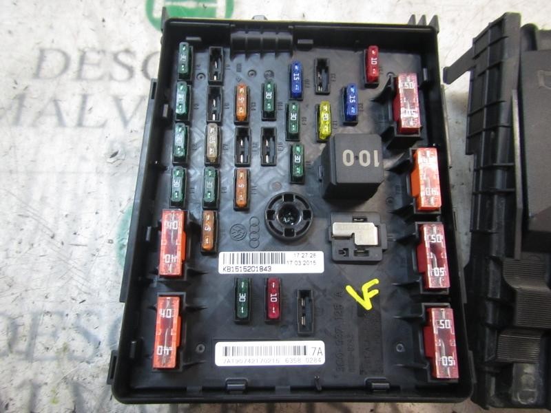 Recambio de caja reles / fusibles para seat alhambra (710) reference referencia OEM IAM 3C0937125A  