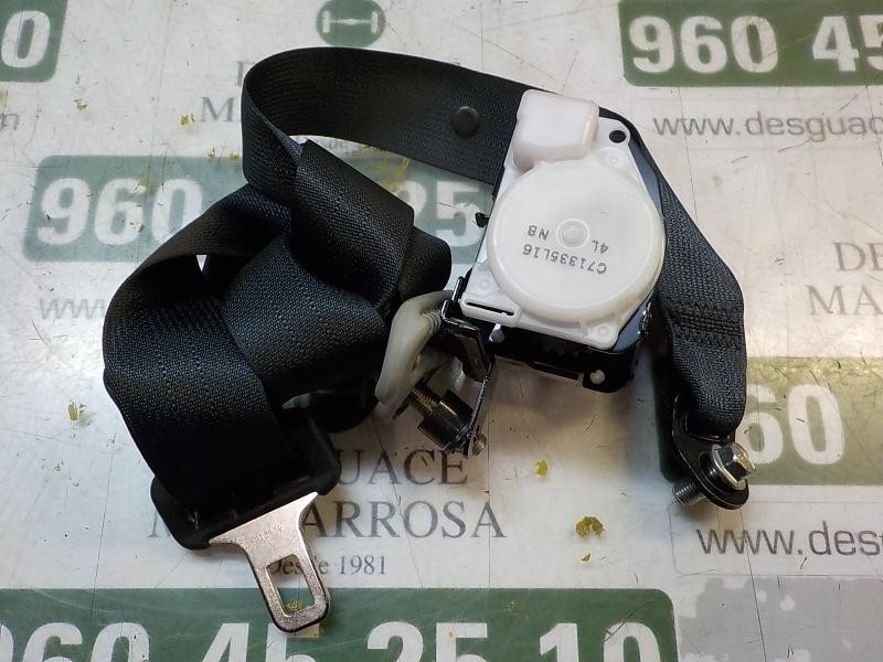 Recambio de cinturon seguridad trasero izquierdo para citroën c-zero seduction referencia OEM IAM 8977L8  