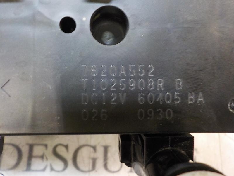 Recambio de mando calefaccion / aire acondicionado para citroën c-zero seduction referencia OEM IAM 1611686480 7820A552 