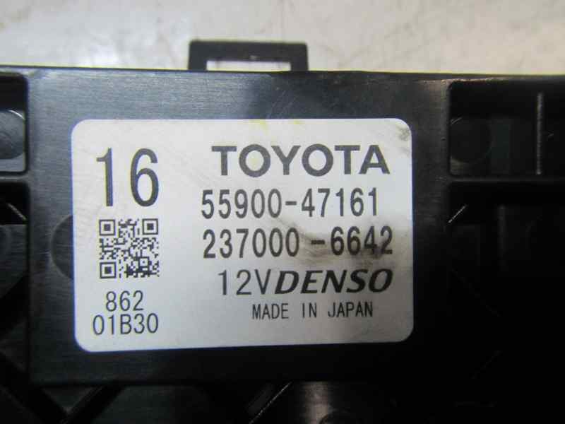 Recambio de mando climatizador para toyota prius+ 1.8 16v (híbrido) referencia OEM IAM 5590047161 5590047161 2370006642