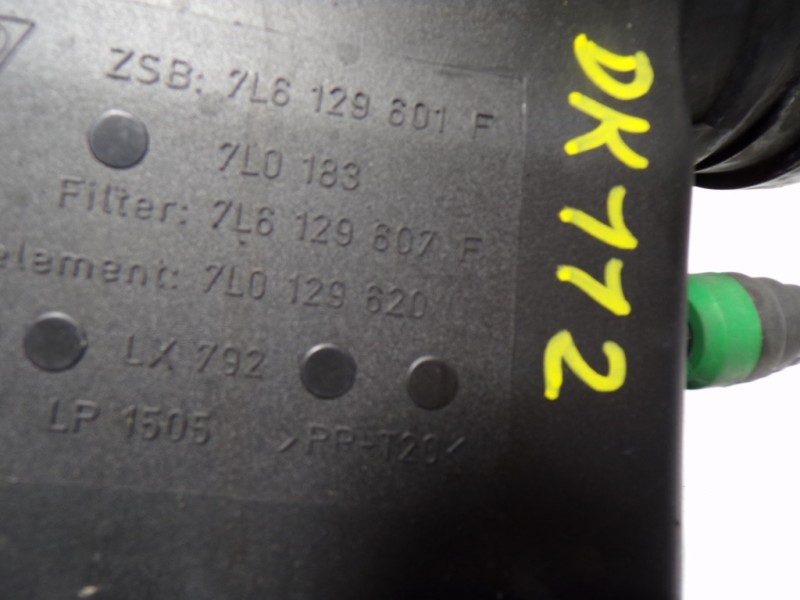 Recambio de filtro aire para volkswagen touareg (7l6) 3.0 v6 tdi dpf referencia OEM IAM 7L6129607AH 7L6129601F 