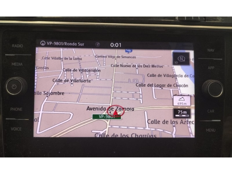 Recambio de pantalla multifuncion para volkswagen tiguan advance bmt referencia OEM IAM 5G6919605B 5G6919605B A2C1967770101