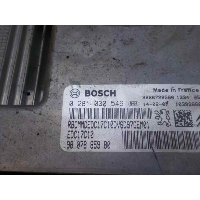 Recambio de centralita motor uce para peugeot partner kasten 1.6 16v hdi cat referencia OEM IAM   