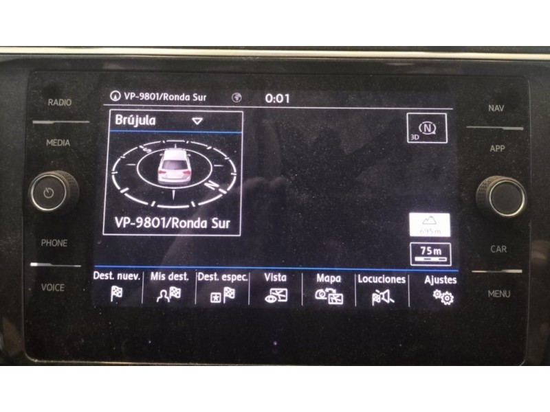 Recambio de pantalla multifuncion para volkswagen tiguan advance bmt referencia OEM IAM 5G6919605B 5G6919605B A2C1967770101
