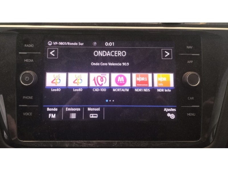 Recambio de pantalla multifuncion para volkswagen tiguan advance bmt referencia OEM IAM 5G6919605B 5G6919605B A2C1967770101