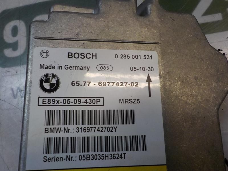Recambio de centralita airbag para bmw serie 1 berlina (e81/e87) 118d referencia OEM IAM 65779184432 6577697742702 0285001531