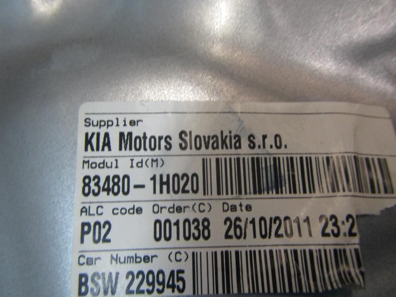 Recambio de elevalunas trasero derecho para kia cee´d sporty wagon active referencia OEM IAM 834811H010 824801H020 BSW229945