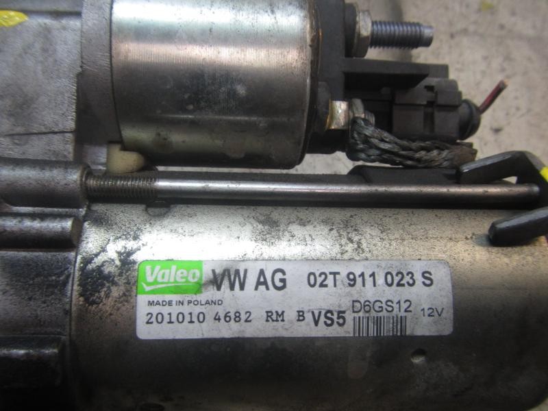 Recambio de motor arranque para volkswagen polo (6r1) advance referencia OEM IAM 02T911023R 02T911023S 