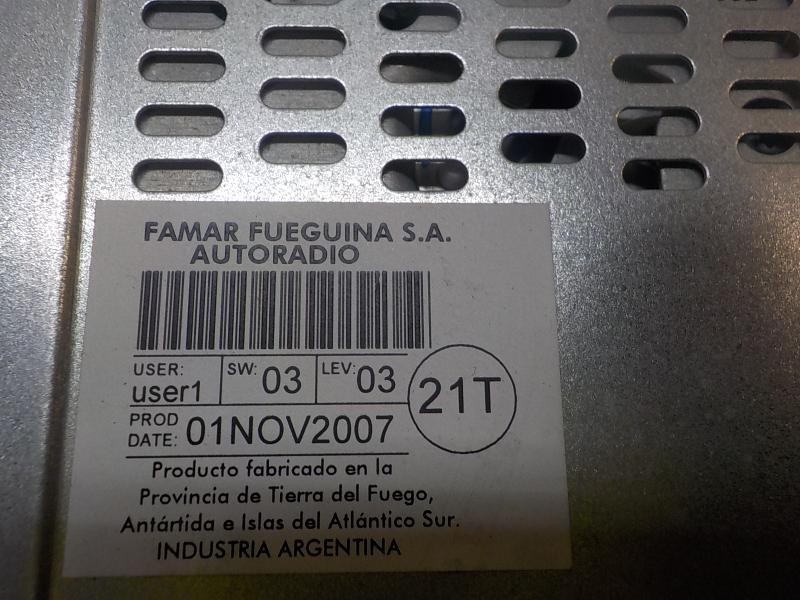 Recambio de sistema audio / radio cd para volkswagen polo (9n3) 1.4 tdi referencia OEM IAM 6Q0035152E  