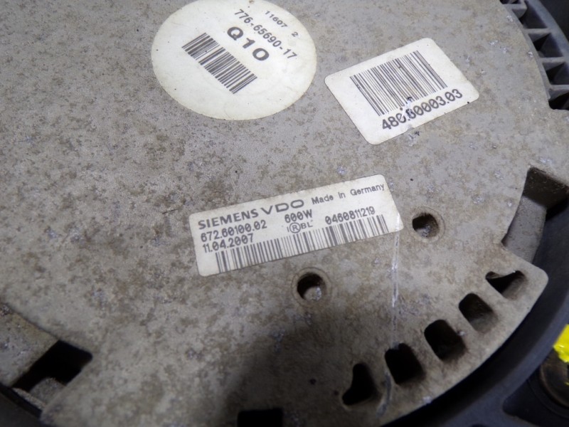 Recambio de electroventilador para mercedes-benz clase m (w164) 3.0 cdi cat referencia OEM IAM A1645000193  6726010002