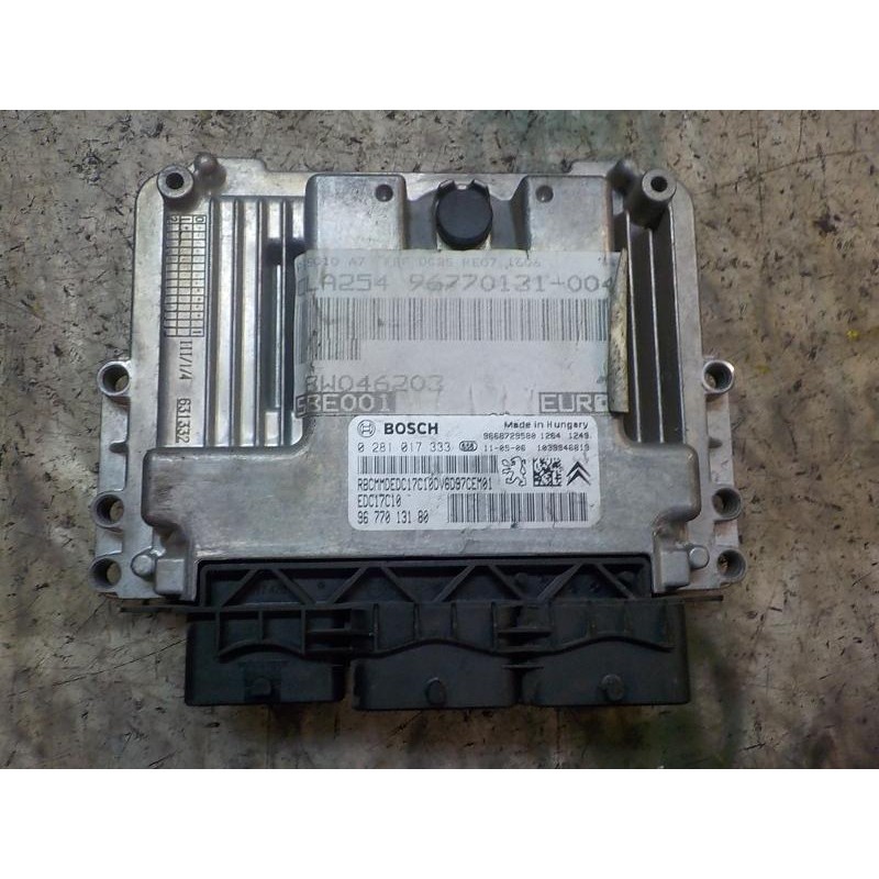 Recambio de centralita motor uce para peugeot 207 1.6 16v hdi referencia OEM IAM   