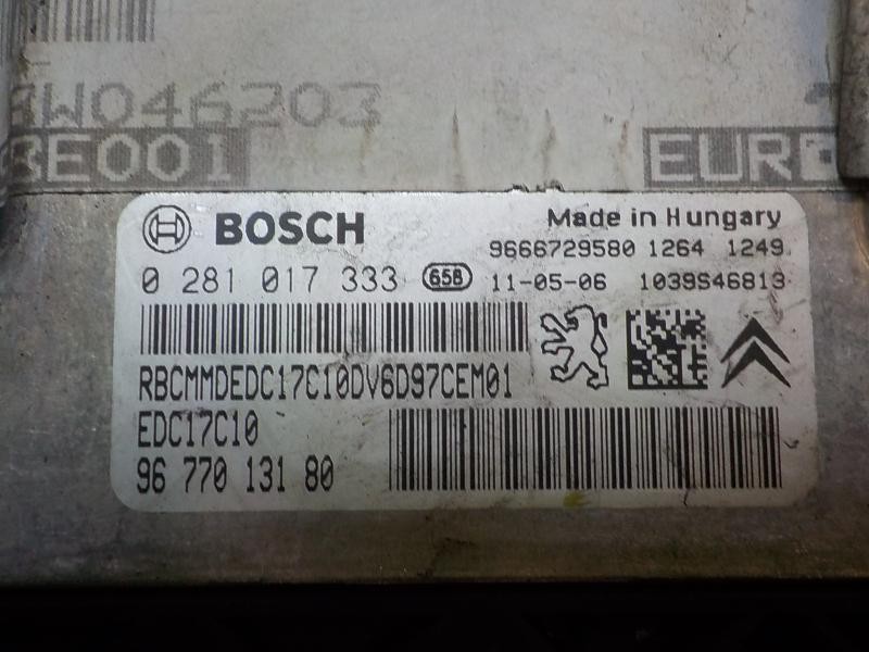 Recambio de centralita motor uce para peugeot 207 1.6 16v hdi referencia OEM IAM   