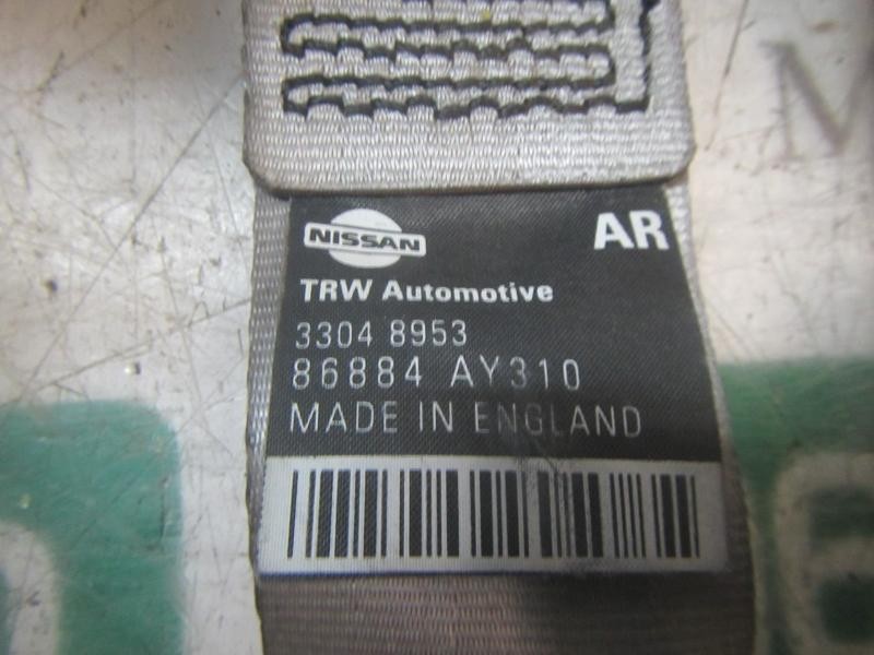 Recambio de cinturon seguridad delantero derecho para nissan micra (k12e) 1.2 cat referencia OEM IAM   