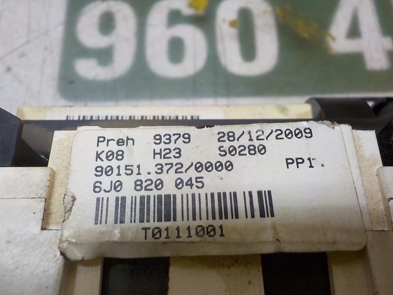 Recambio de mando calefaccion / aire acondicionado para seat ibiza (6j5) 1.4 tdi referencia OEM IAM 6J0820045NEE 6J0820045 