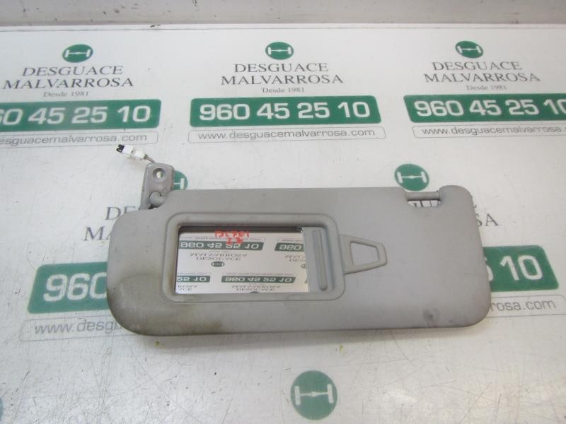 Recambio de parasol izquierdo para kia cee´d sporty wagon active referencia OEM IAM 852011H010ED  