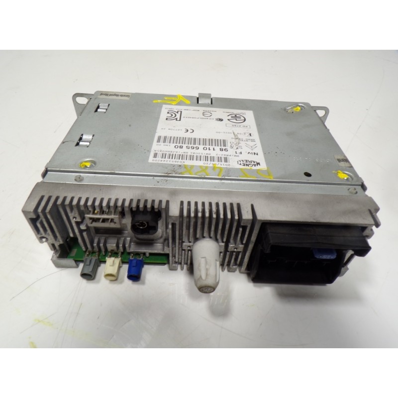Recambio de sistema audio / radio cd para peugeot 208 1.6 blue-hdi fap referencia OEM IAM 1613466680 9811066580 