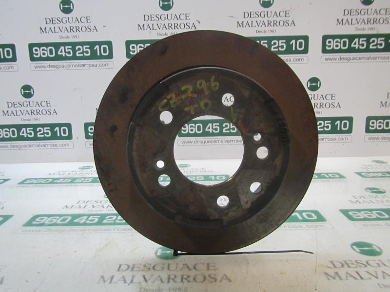 Recambio de disco freno trasero para ssangyong rodius 2.7 turbodiesel cat referencia OEM IAM   