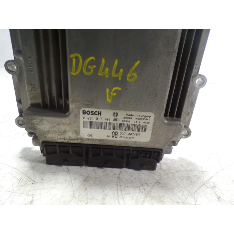 Recambio de centralita motor uce para renault koleos 2.0 dci diesel fap referencia OEM IAM 237101337R 237100746R 0281017701