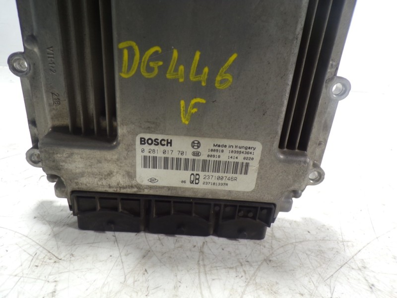 Recambio de centralita motor uce para renault koleos 2.0 dci diesel fap referencia OEM IAM 237101337R 237100746R 0281017701