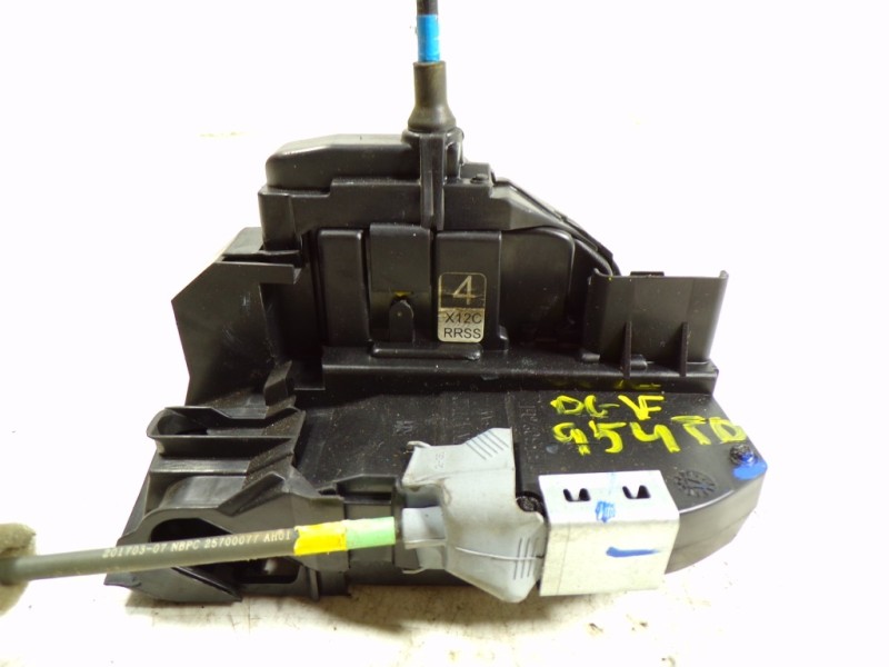 Recambio de cerradura puerta trasera derecha para nissan juke (f15) 1.5 turbodiesel cat referencia OEM IAM 825001KK2A  