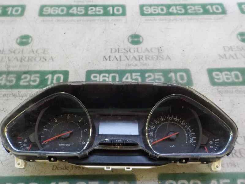 Recambio de cuadro instrumentos para peugeot 208 1.6 blue-hdi fap referencia OEM IAM 9674643080 9674643080G 