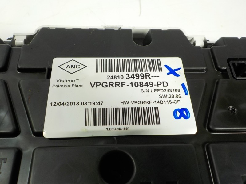 Recambio de cuadro instrumentos para renault captur 1.2 tce energy referencia OEM IAM 248103499R 248103499R 
