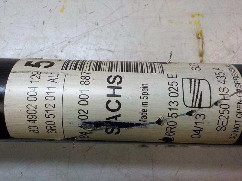 Recambio de amortiguador trasero izquierdo para seat ibiza (6j5) stylance / style referencia OEM IAM 6R0513025E 6R0513025E 