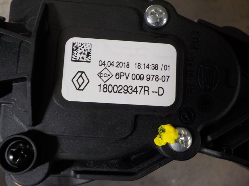 Recambio de potenciometro pedal para renault captur 1.2 tce energy referencia OEM IAM 180029347R 180029347R 6PV00997807