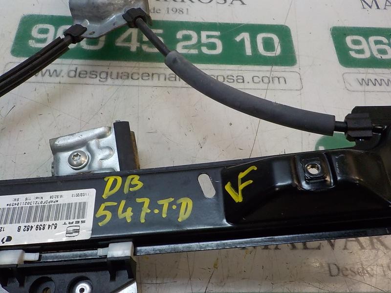 Recambio de elevalunas trasero derecho para seat ibiza (6j5) stylance / style referencia OEM IAM 6J4839462B 6J4839462B 