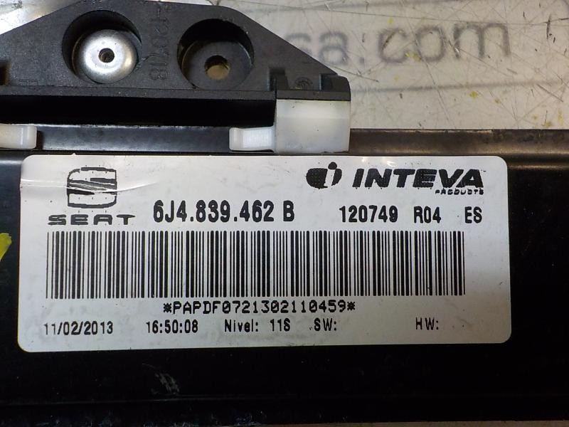 Recambio de elevalunas trasero derecho para seat ibiza (6j5) stylance / style referencia OEM IAM 6J4839462B 6J4839462B 