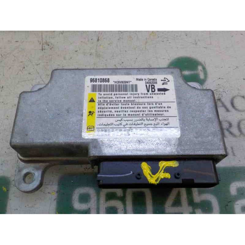 Recambio de centralita airbag para chevrolet captiva 2.0 diesel cat referencia OEM IAM 96810868 96810868 04062006