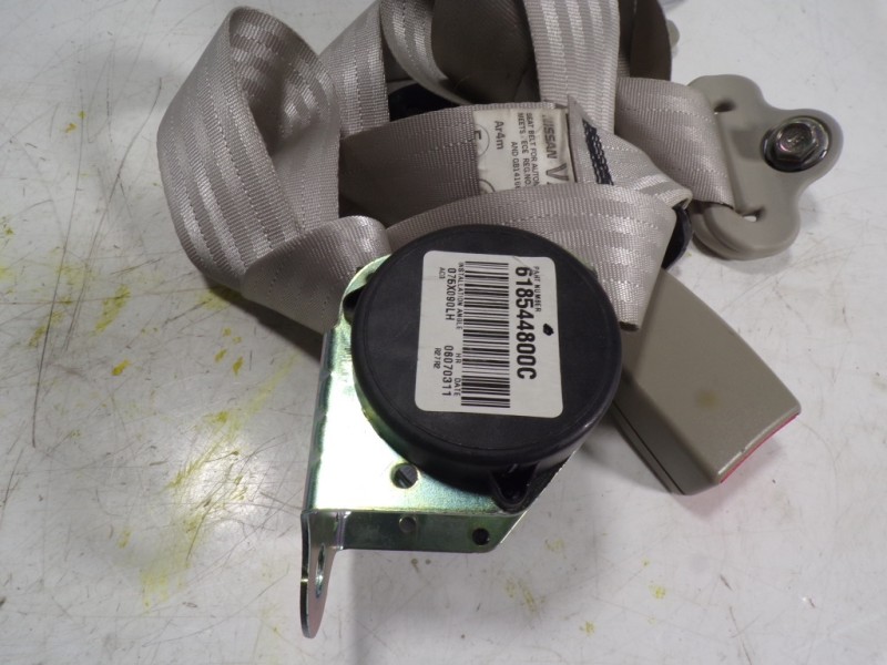 Recambio de cinturon seguridad trasero izquierdo para nissan leaf acenta referencia OEM IAM   
