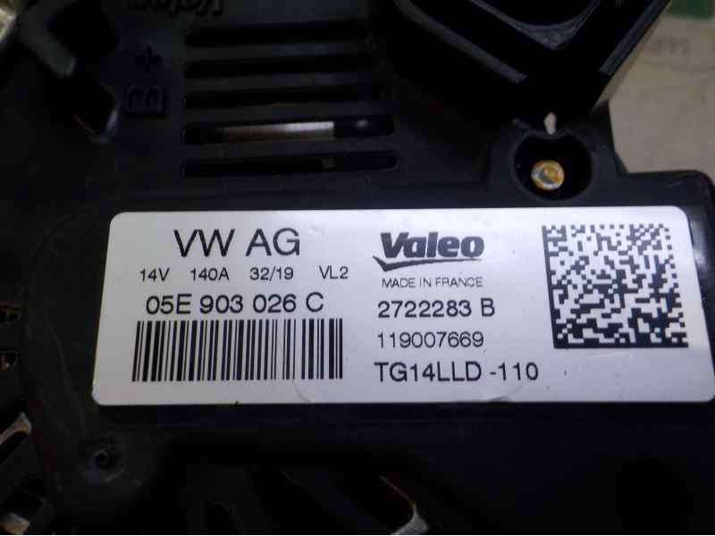 Recambio de alternador para seat ibiza (kj1) fr referencia OEM IAM 05E903026K 05E903026C 2722283B