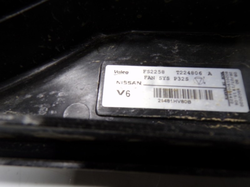 Recambio de electroventilador para nissan qashqai (j11) acenta 4x4 referencia OEM IAM 21481HV80B 21481HV80B T224806A