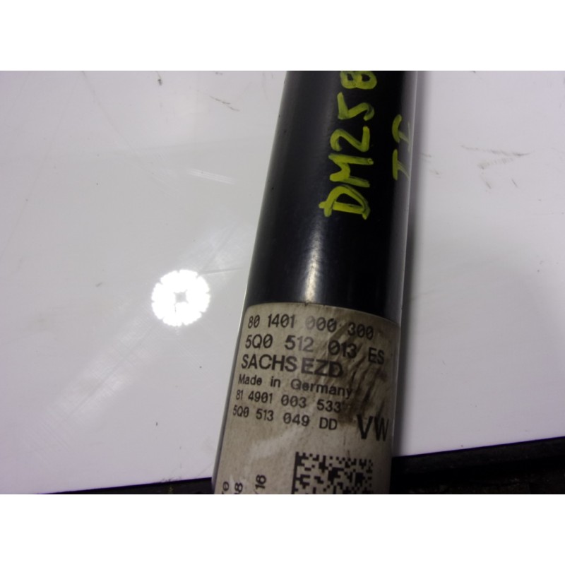 Recambio de amortiguador trasero izquierdo para seat leon (5f1) 2.0 tdi referencia OEM IAM 5Q0513049DD 5Q0512012ES 