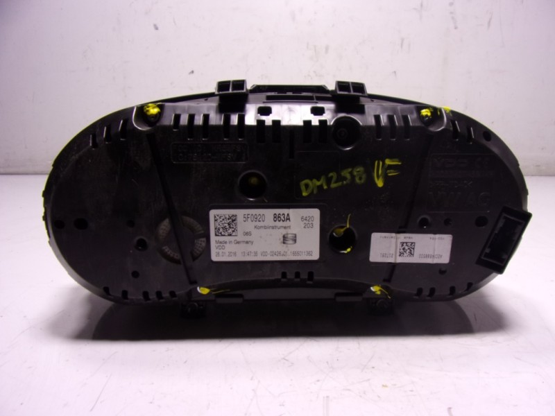 Recambio de cuadro instrumentos para seat leon (5f1) 2.0 tdi referencia OEM IAM 5F0920863A 5F0920863A 