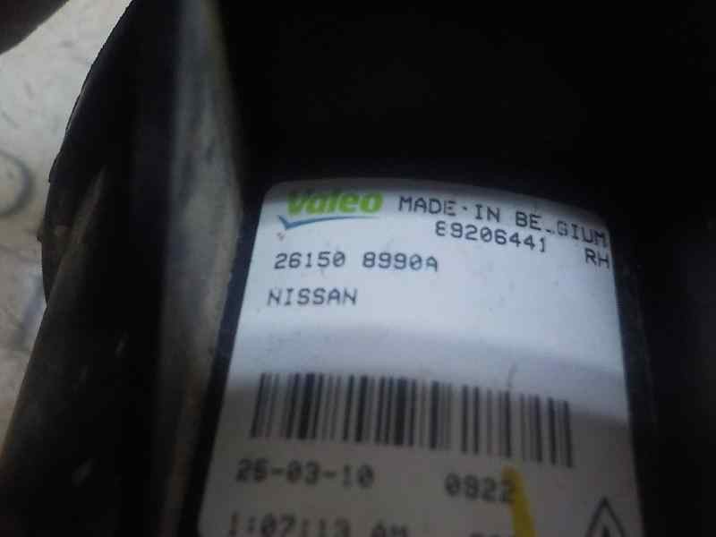Recambio de faro antiniebla derecho para nissan qashqai (j10) 1.6 16v cat referencia OEM IAM   