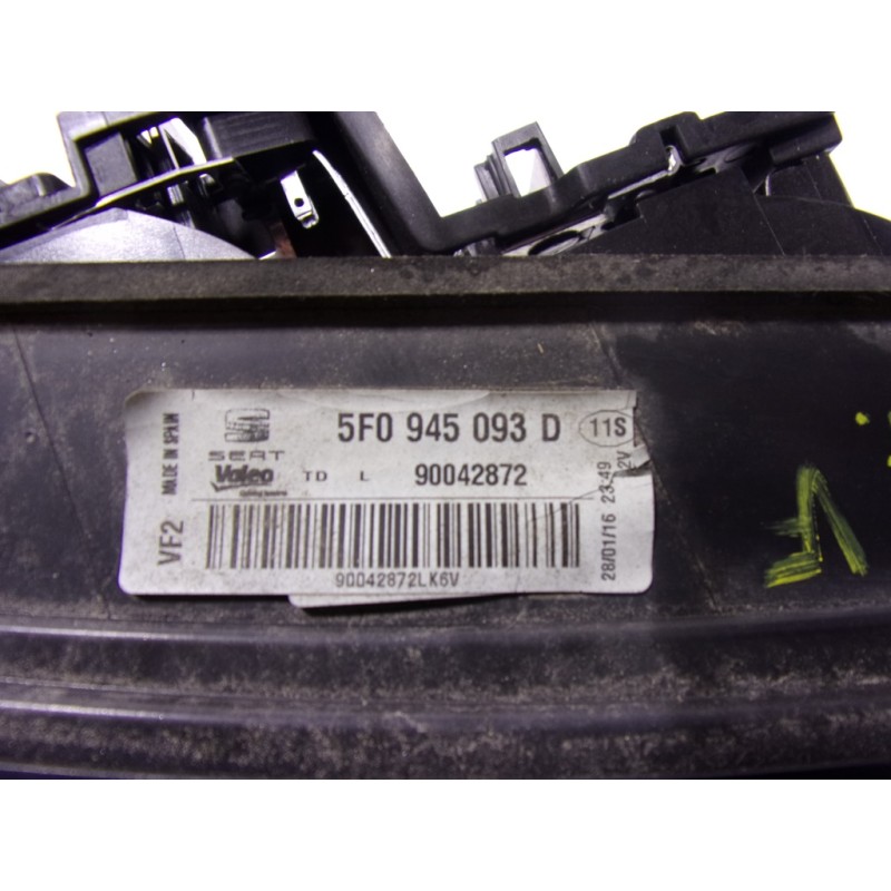 Recambio de piloto trasero izquierdo interior para seat leon (5f1) 2.0 tdi referencia OEM IAM 5F0945093D 5F0945093D 