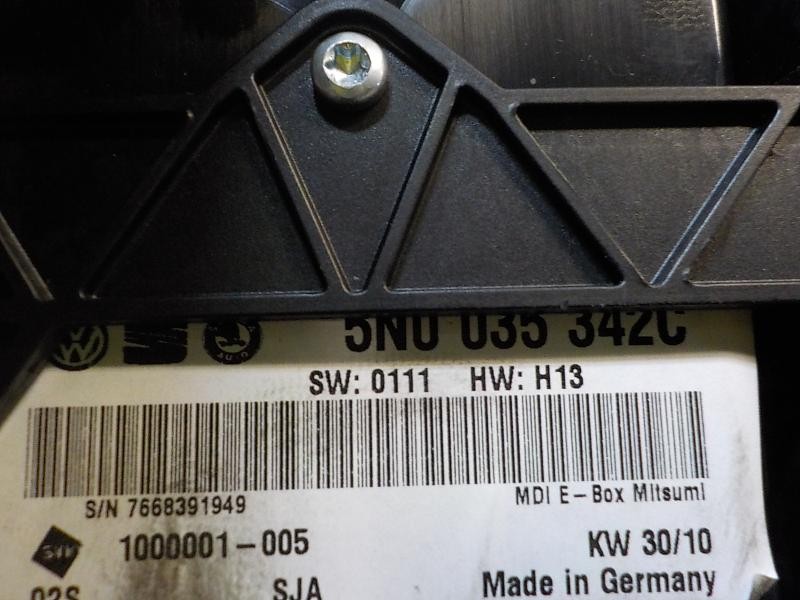 Recambio de modulo electronico para volkswagen golf vi (5k1) advance bluemotion referencia OEM IAM 5N0035341D 5N0035342C 