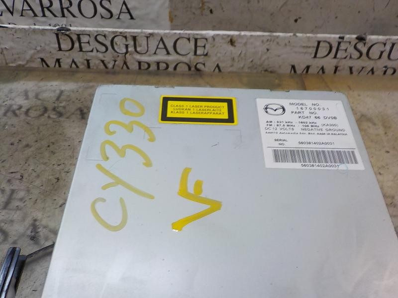 Recambio de sistema audio / radio cd para mazda cx-5 2.0 cat referencia OEM IAM KD4766DV0B KD4766DV0B 