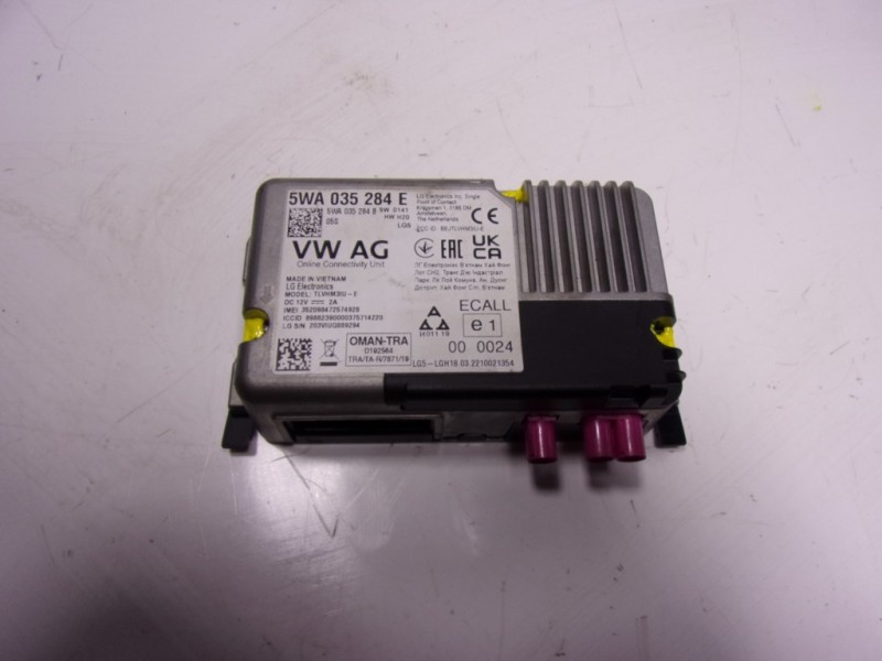 Recambio de modulo electronico para volkswagen taigo 1.0 tsi referencia OEM IAM 5WA035284G 5WA035284E 