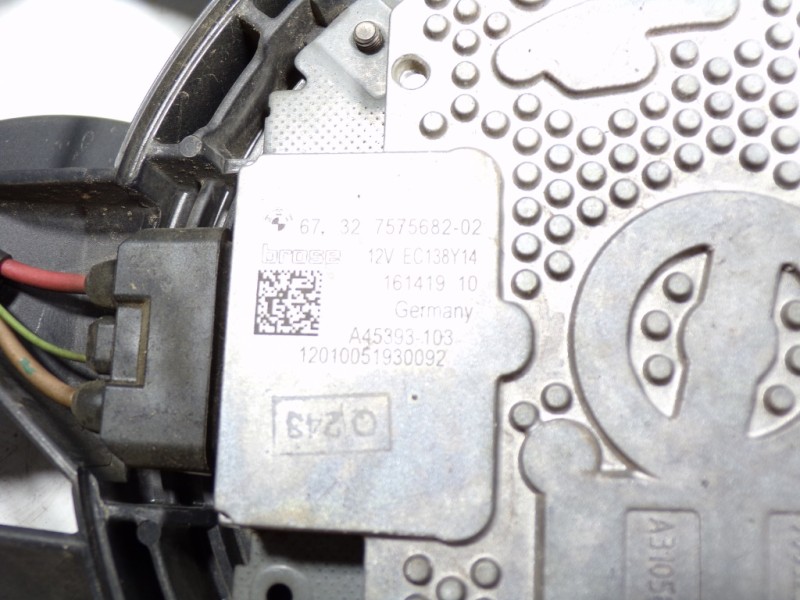 Recambio de electroventilador para bmw serie 5 lim. (f10) 2.0 turbodiesel referencia OEM IAM 17428509740 757568202 