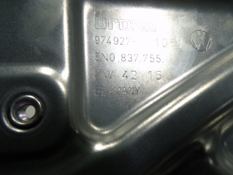 Recambio de elevalunas delantero izquierdo para volkswagen tiguan (5n2) 2.0 tdi referencia OEM IAM 5N0837461 5N0837755 155040349