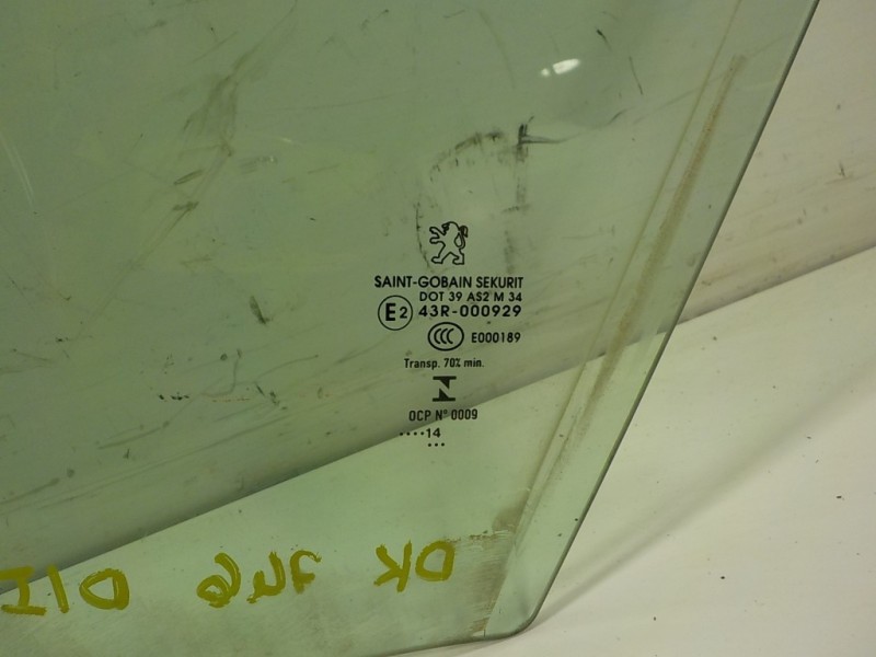 Recambio de cristal puerta delantero izquierdo para peugeot 508 2.0 16v hdi fap referencia OEM IAM 9201R4  