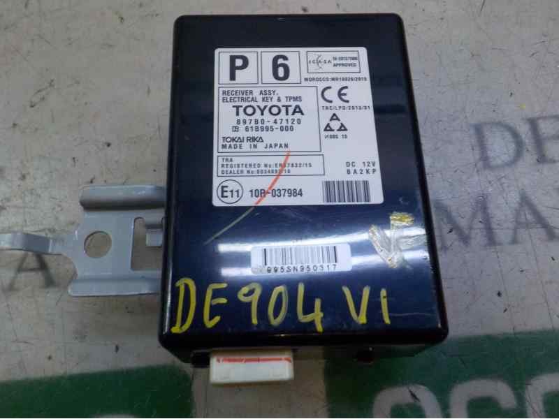 Recambio de modulo electronico para toyota prius+ 1.8 16v (híbrido) referencia OEM IAM 897B047120 897B047120 