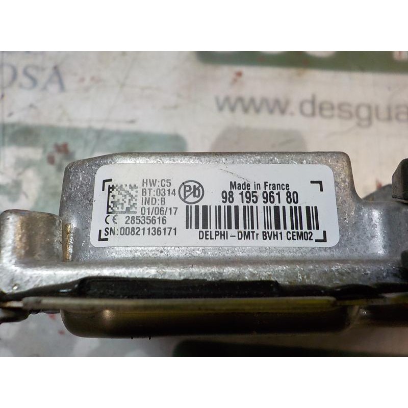Recambio de modulo electronico para citroën c4 cactus 1.2 12v e-thp referencia OEM IAM 9819596180 9819596180 